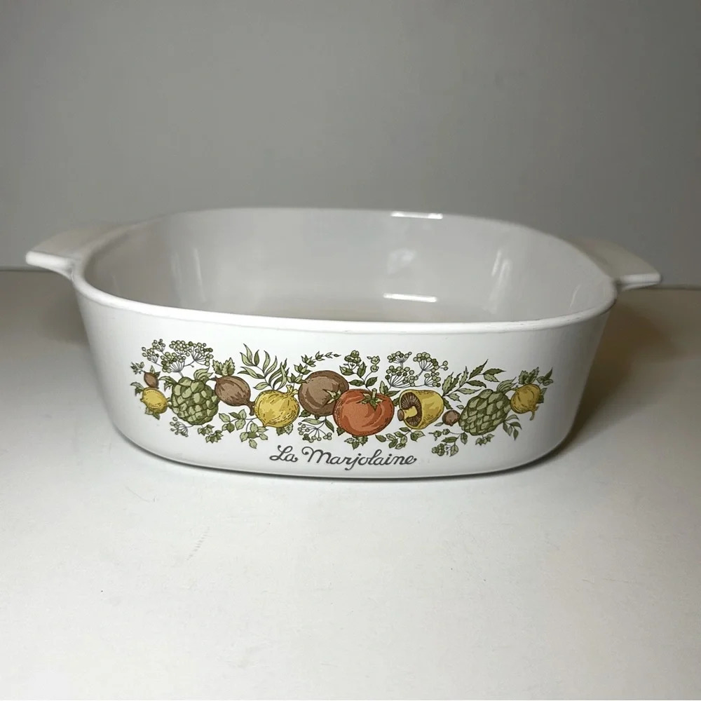 Vintage Corning Ware Spice Of Life La Marjolaine A-2-B Dish 2 Quart Baking Dish